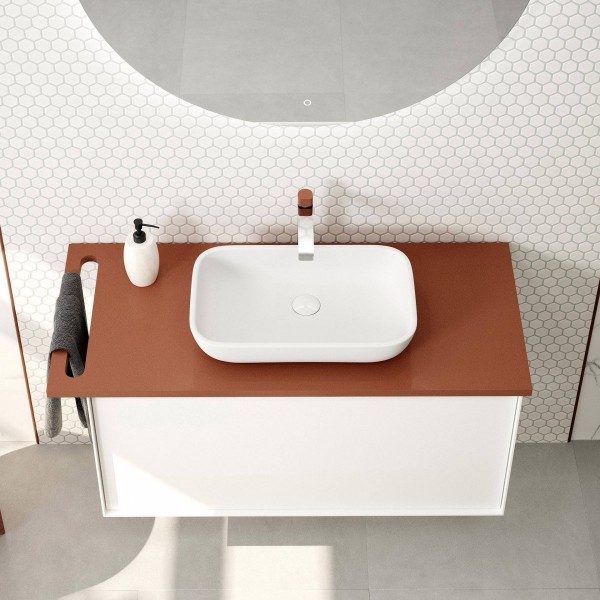 Coycama lavabo milos solid surface 51x33x11cm