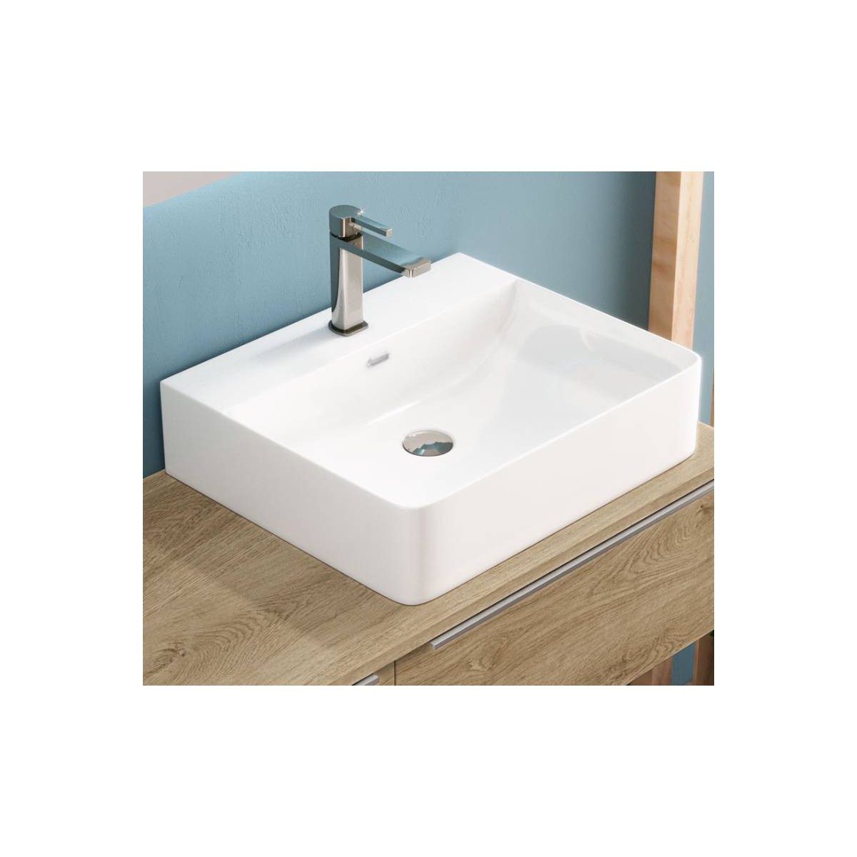 Coycama nove lavabo sobre encimera cerámico