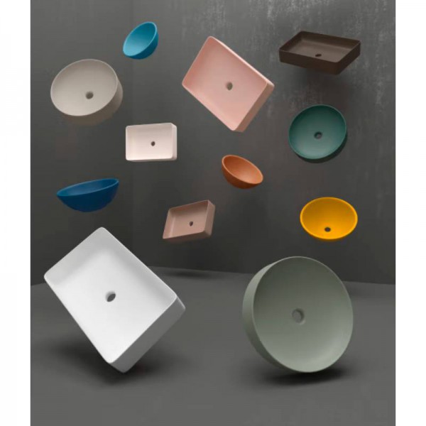 Coycama lavabo cerámico onix new f40 color mate (fondo...