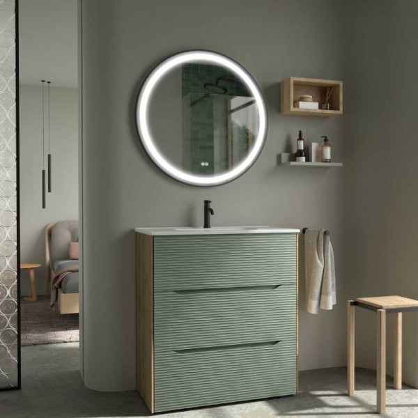 Coycama nubia mueble de baño laterales roble natural
