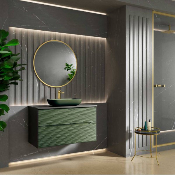 Coycama sáhara mueble de baño laterales laca mate