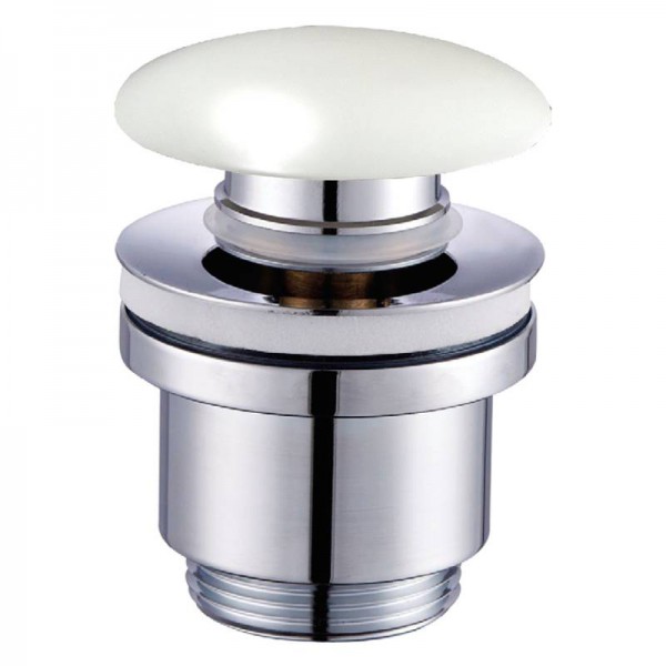 Artbath Válvula "clic-clac" universal tapa blanca mate