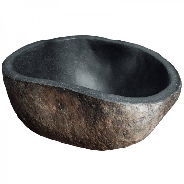 Artbath akutan lavabo sobre encimera piedra de rio negro... 2