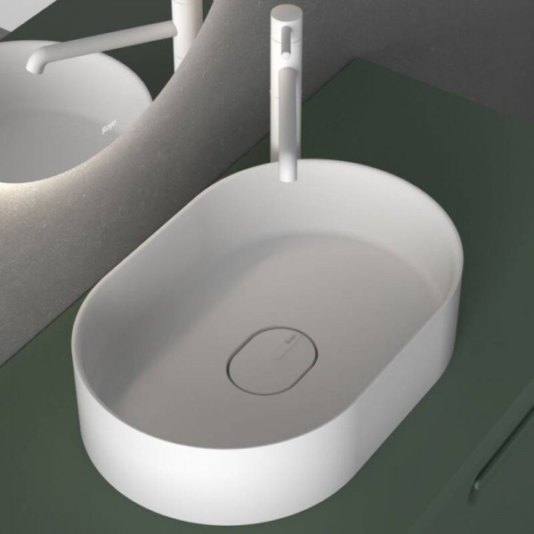 Royo Oval lavabo sobre encimera solid surface