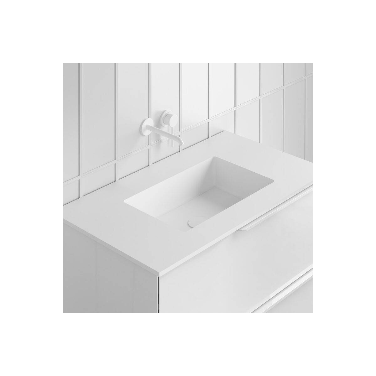 Royo sky lavabo sobre mueble solid surface